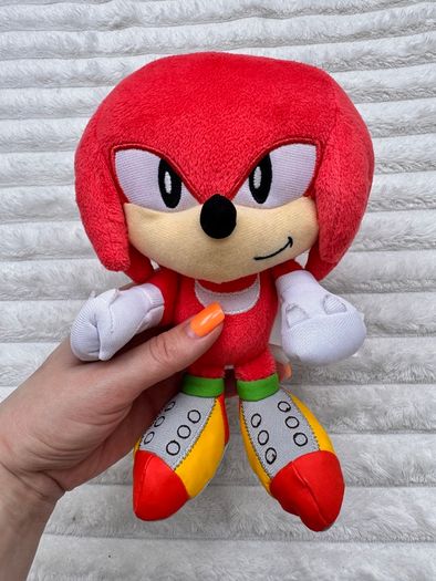 Sonic The Hedgehog Knuckles Plush Soft approx. 20 cm. Used Please see photos