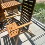 Garden Table and 4 Chairs Image 2