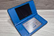 (FAULTY) Nintendo DSi XL Console, Blue - Damaged Top Screen