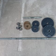 Barbell and weights set