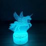 3D Unicorn LED Night Light - RGB Color Changing remote control Image 6