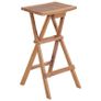 3 Piece Folding Bar Set Solid Teak Wood Image 7