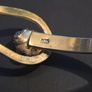 925 Sterling Silver Bangle with Rope and Rose Shaped Clasp Image 5