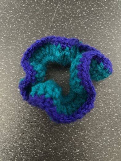 crocheted scrunchies