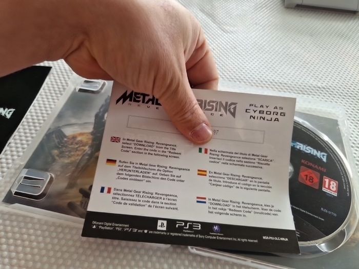 Metal Gear Rising PlayStation3 Ps3 Games Original