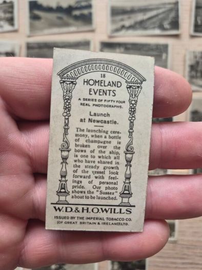 1932 Wills Homeland Events Tobacco cards