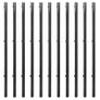 Chain Link Fence with Spike Anchors 1x25 m Grey Image 6