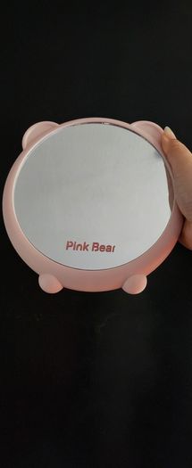 Pink Bear Cute Bear Shaped Pink Standing Mirror