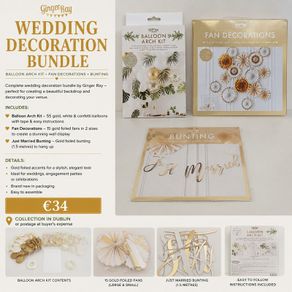 Ginger Ray Wedding Decoration Bundle