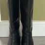Clarks Black Leather Boots Knee High.  Ladies Size Uk 6.5  / Eu 40  In excellent lightly used Condition. Image 2