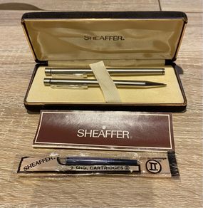 Vintage Sheaffer Targa Slim Pen Set (2)