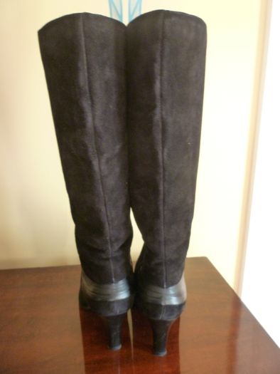 VAN DAL Black Boots Suede Leather Knee High Boots. Uk 6 Eu 39. Immaculate
