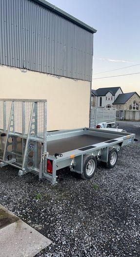 Full range Ifor Williams plant trailers in stock