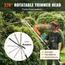 43CC 6-in-1 Multi-Functional Trimming Tools, Gas Hedge Trimmer, Weed Eater, String Trimmer, Brush Cutter, Edger, Pole Saw Chainsaw Pruner with Extension Pole Image 2