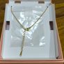 Embossed Zodiac Sign Necklace (Gemini) 100% Stainless Steel Image 3