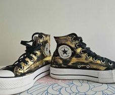 Converse Chuck Taylor Lift Platform Gold Layer - UK 5 / EU 37.5