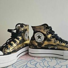 Converse Chuck Taylor Lift Platform Gold Layer - UK 5 / EU 37.5