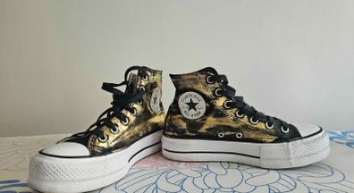 Converse Chuck Taylor Lift Platform Gold Layer - UK 5 / EU 37.5