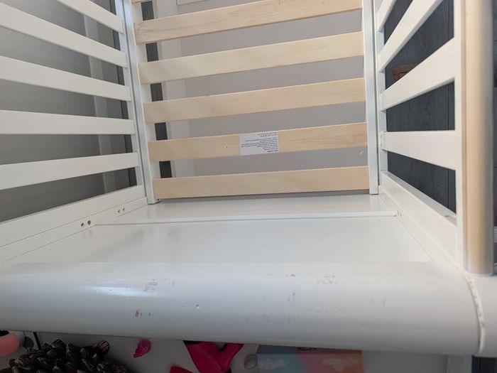 white oslo cot bed