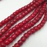 Rare Antique Venetian WhiteHeart Glass Beads Strands 8mm 24 inches Image 8