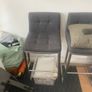 Two beautiful, cushioned stools Image 3
