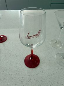 Smirnoff Wine Glasses x6