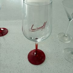 Smirnoff Wine Glasses x6