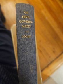 Of Civil Goverment. By John Locke. 1936 Hardback In Good Condition.  See Photos For Same.