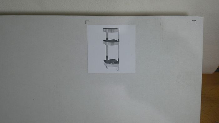IKEA BROGRUND Corner Wall Shelf Unit 3-Tier Stainless Steel Shower Caddy - New in Box