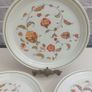 Fabulous Set of Five Dinner Plates and Five Breakfast Plates by Arklow Pottery in the Brendan Erin Stone, Unknown Pattern Name Image 3