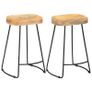 Gavin Bar Stools 2 pcs Solid Mango Wood Image 5