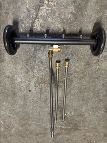 Power washer under car or patio cleaner