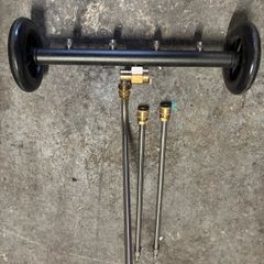Power washer under car or patio cleaner