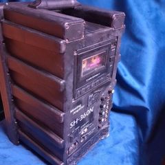 Portable Meeting Amplifier / PA System with Cassette Deck