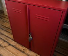 Ivar cabinet with doors
