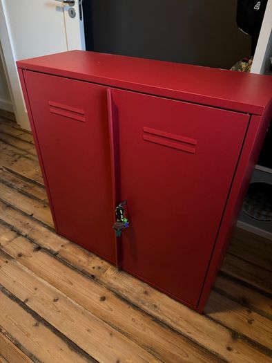 Ivar cabinet with doors