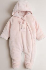 Baby girl pramsuit