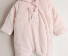 Baby girl pramsuit