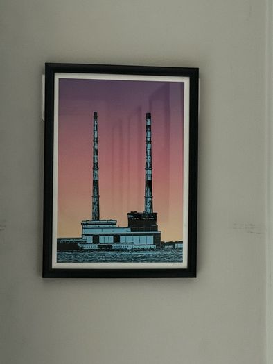 Jando Dublin Poolbeg Chimney print