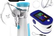 Atomizer Health Care Products Fingertip Pulse Blood Oxygen Portable Nebulizer Mesh Nebulizer Handheld Medical Asthma Inhaler