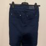 BS JEANS Navy Blue Stretch Denim Mini Skirt Size 8! Image 4