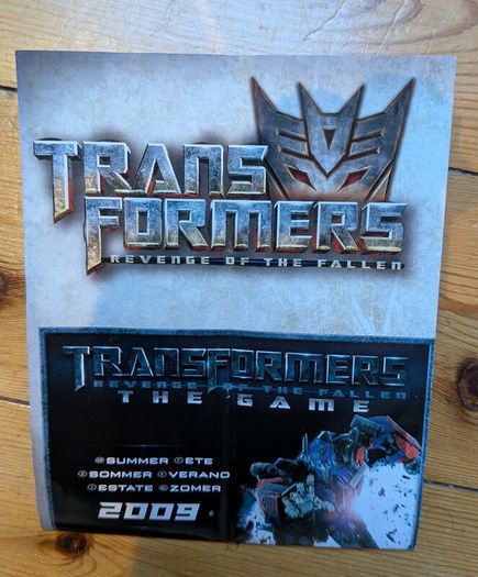 Vintage Transformers promotional poster/flyer 2009