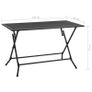 3 Piece Garden Dining Set Steel Anthracite Image 9