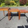 Vintage Mid-century Danish style nest of tables c1960 Image 5