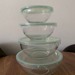 Glass Mixing Bowl Set