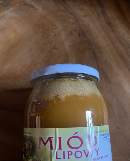 organic 100% natural raw pure honey jar 1,25kg
