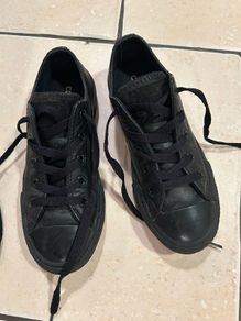 Kids Leather Converse Shoes 13uk