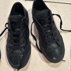 Kids Leather Converse Shoes 13uk