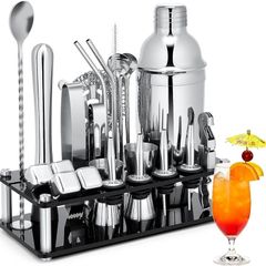 Cocktail Shaker Set 23 Piece - Stainless Steel Bartender Kit - Brand New