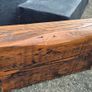 Solid Wood Rustic Fireplace Mantel Beam Image 9
